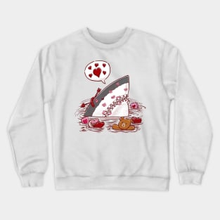 The Valentines Day Shark Crewneck Sweatshirt